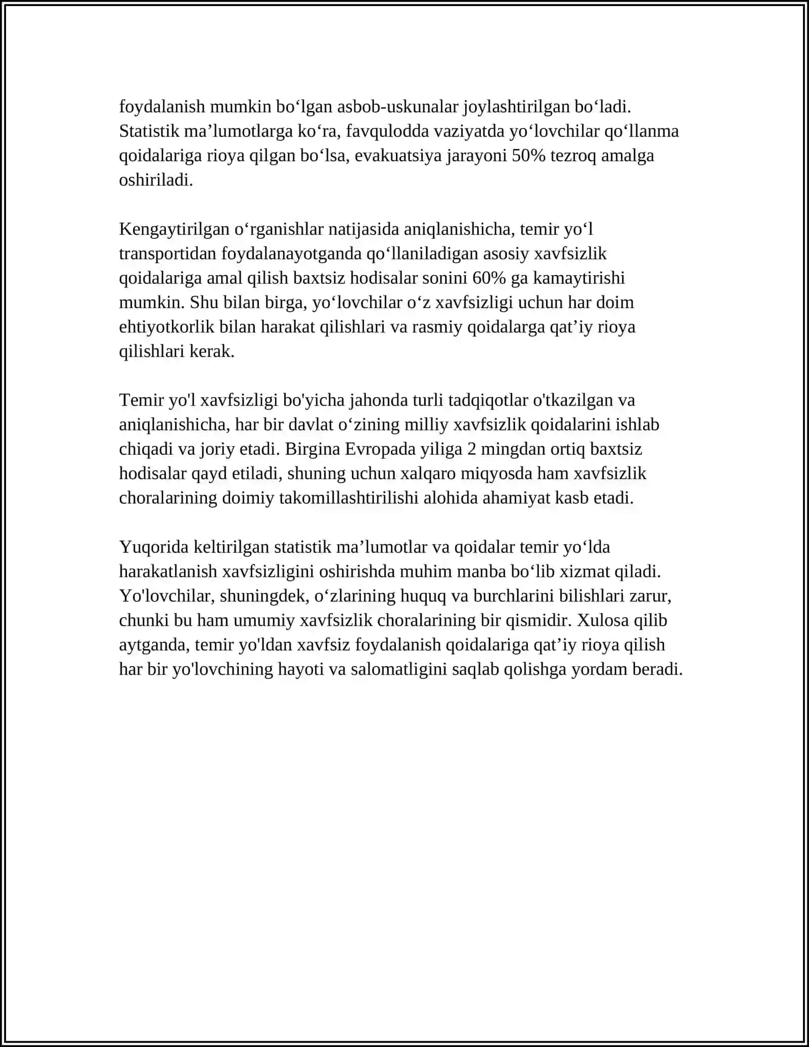 TEMIR YOLDAN FOYDALANISH QOIDALARI 4