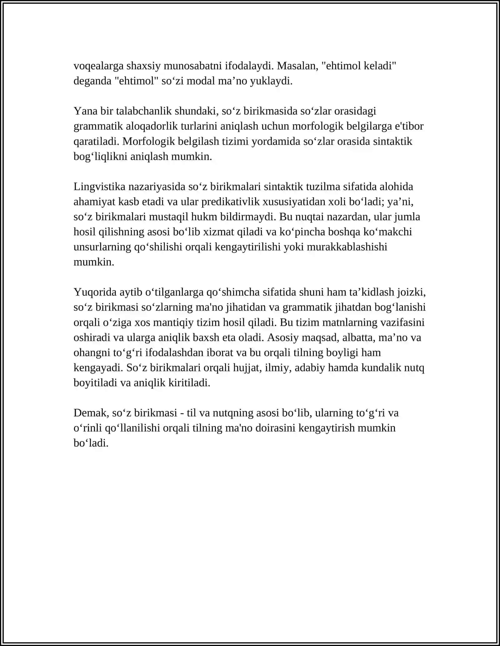 SO‘Z BIRIKMASI SINTAKSISI 4