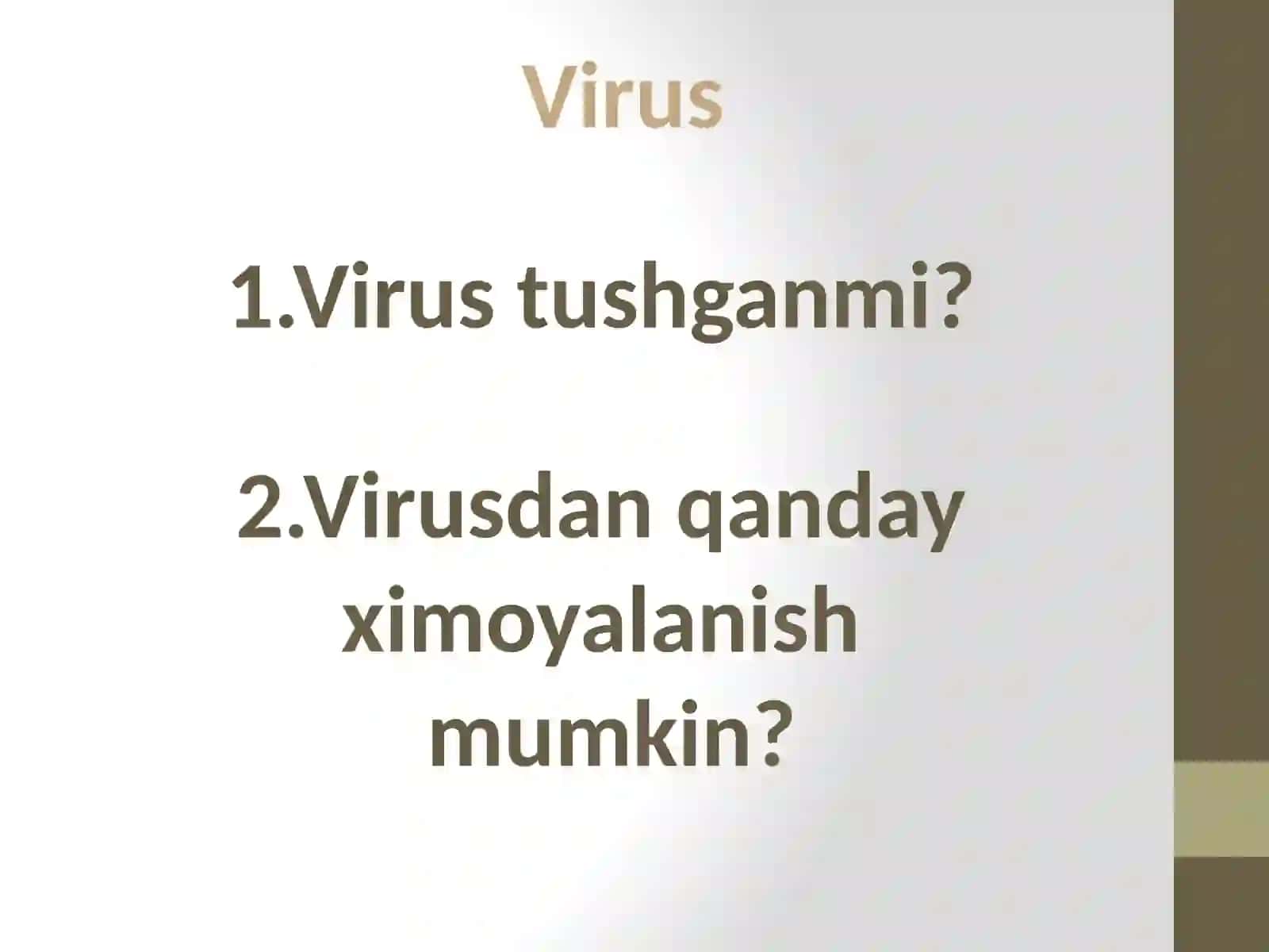 Virus va antiviruslar 4