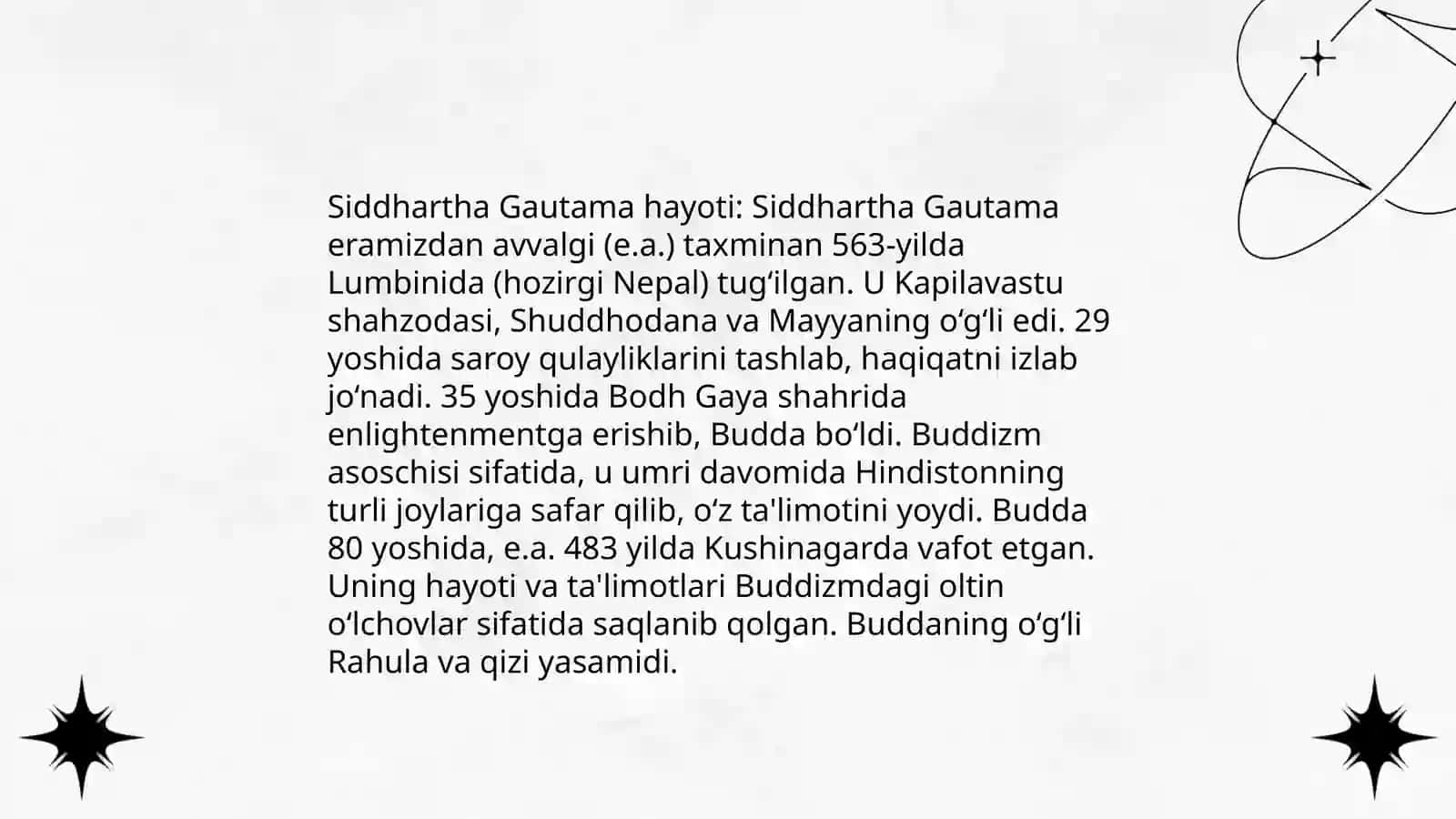 Buddizm dini tarixi va asosiy gʻoyalar 4