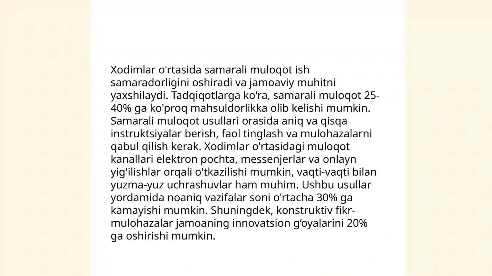 Ona tili oʻqitish metodikasi fanidan 4