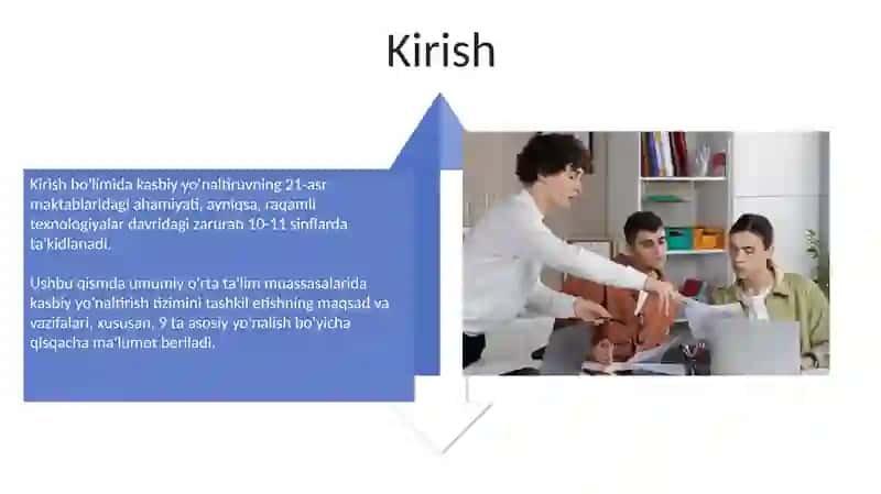 Umum taʼlim maktablarida kasb hunarga yoʻnaltirish ishlarini tashkil etish 4