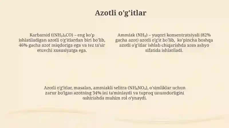 Azot haqida toliq malumot 4