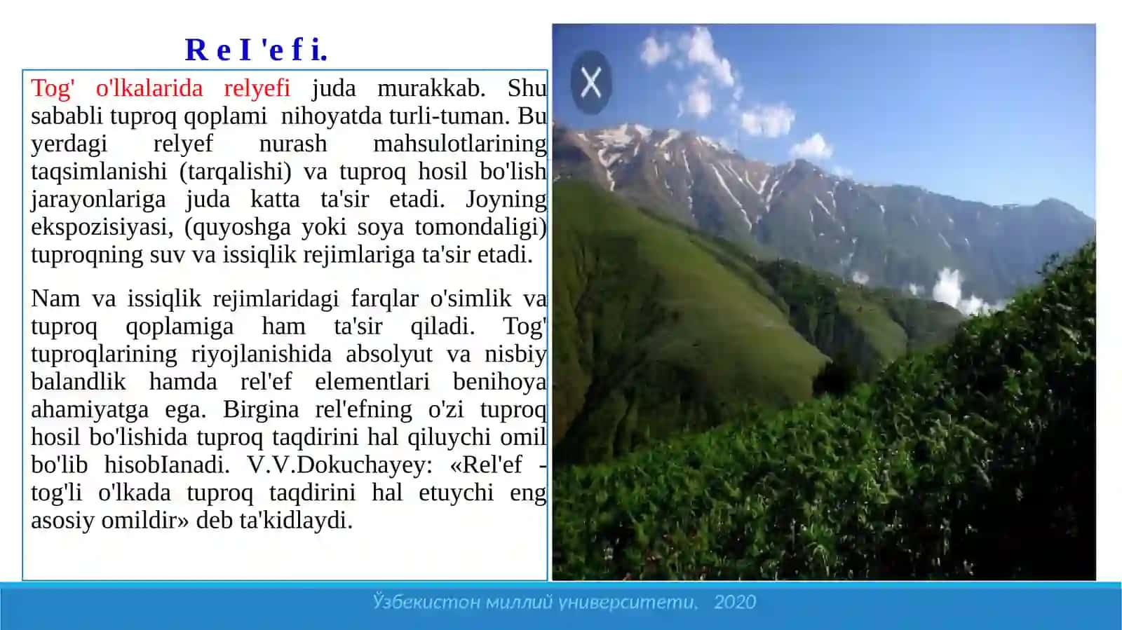 Tog'li viloyatlarınig tuproqlari 4