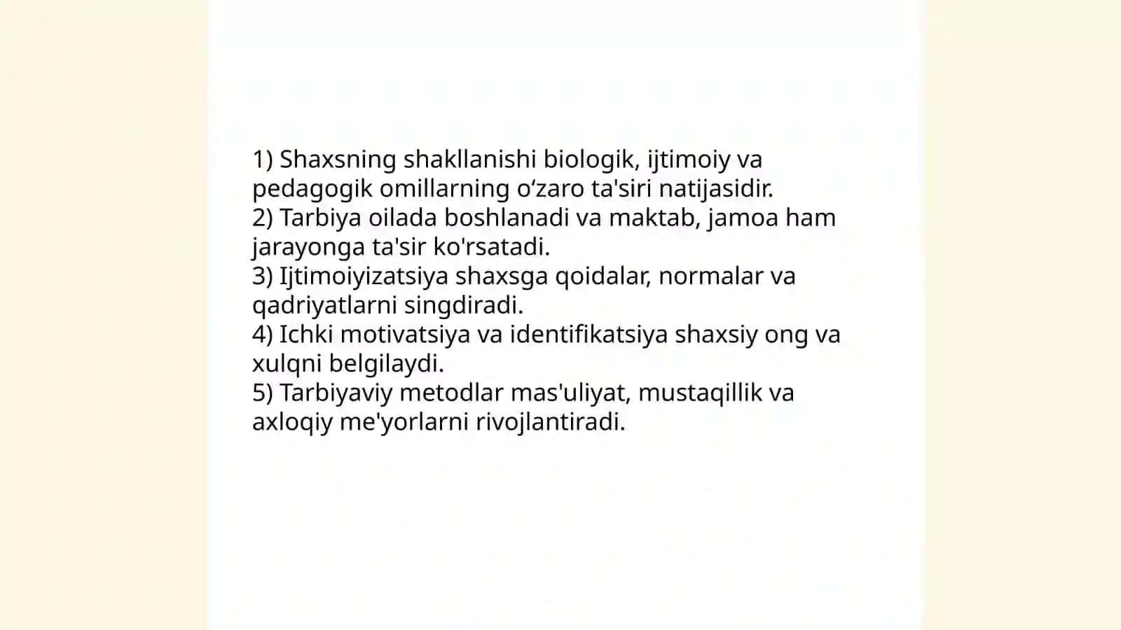 Shaxsiyat va uning elementlari 4