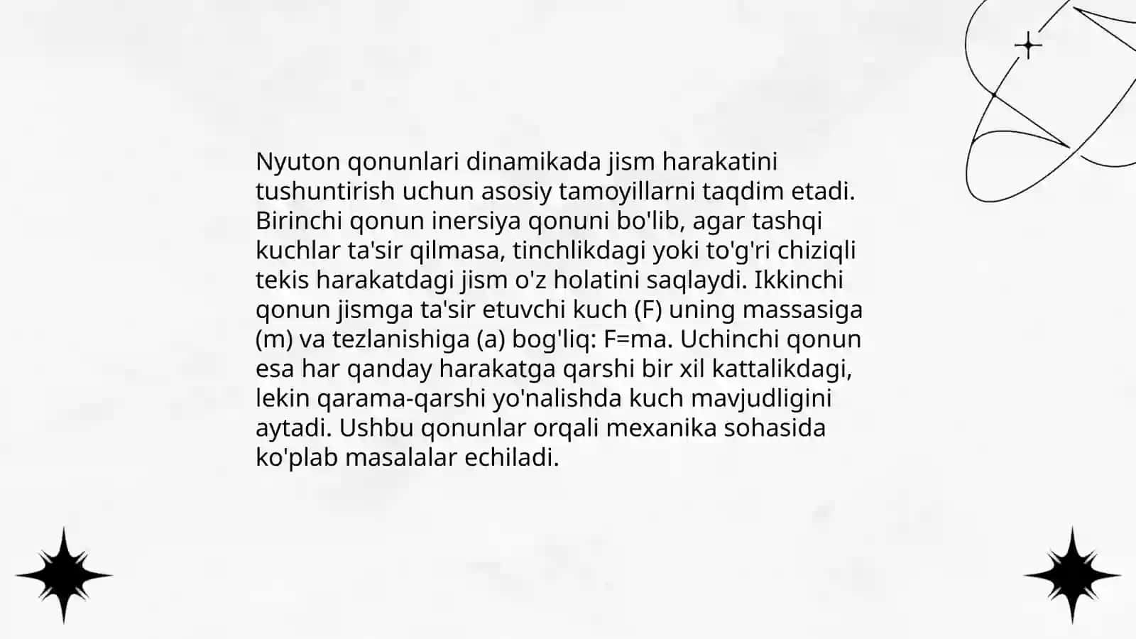 Kinematika asoslari 4