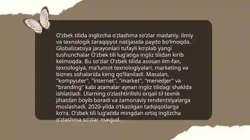 Mustaqillikdan soʻng oʻzbek tili leksikasi 4