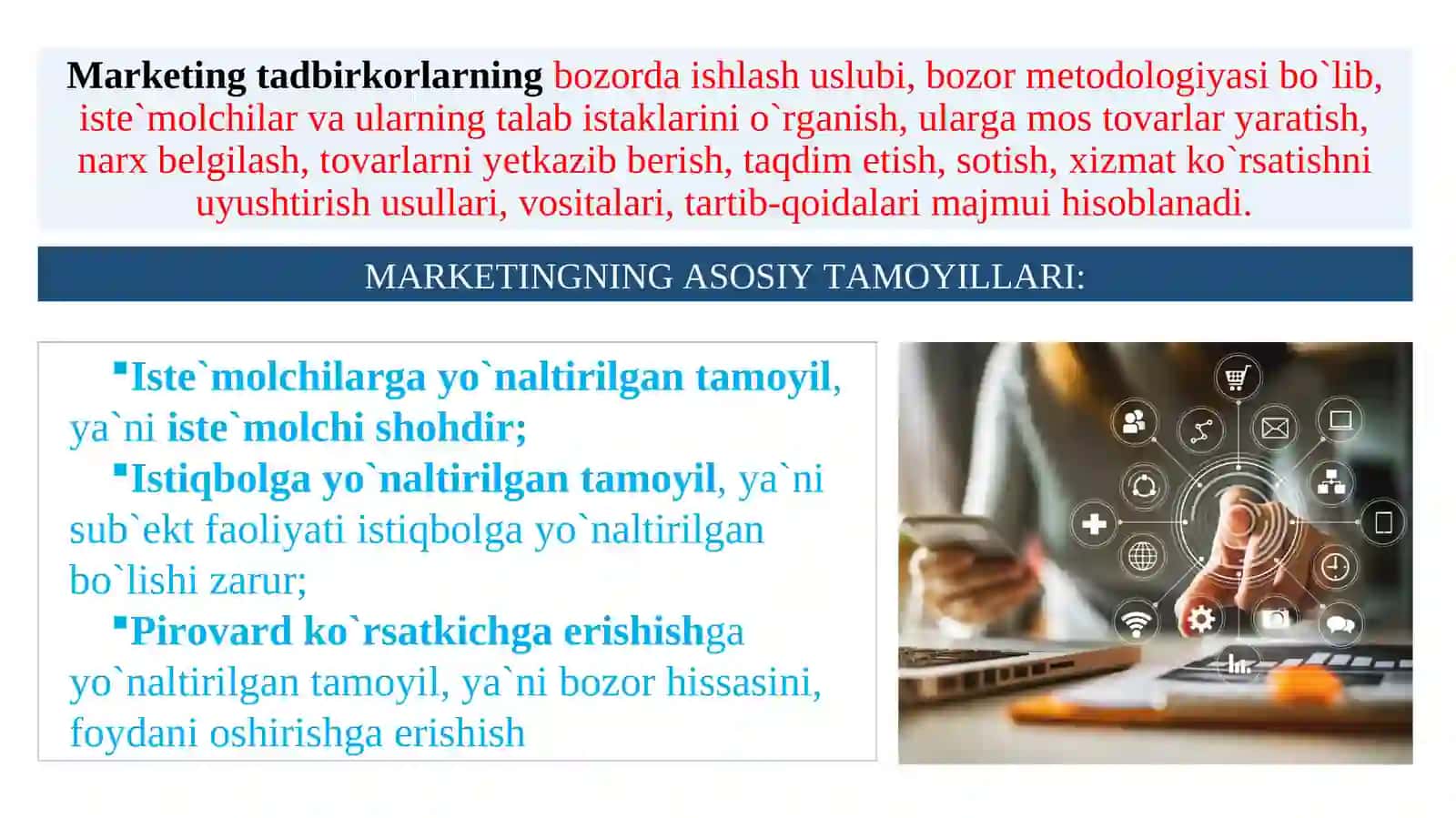Marketing - tadbirkorlik tizimida 4