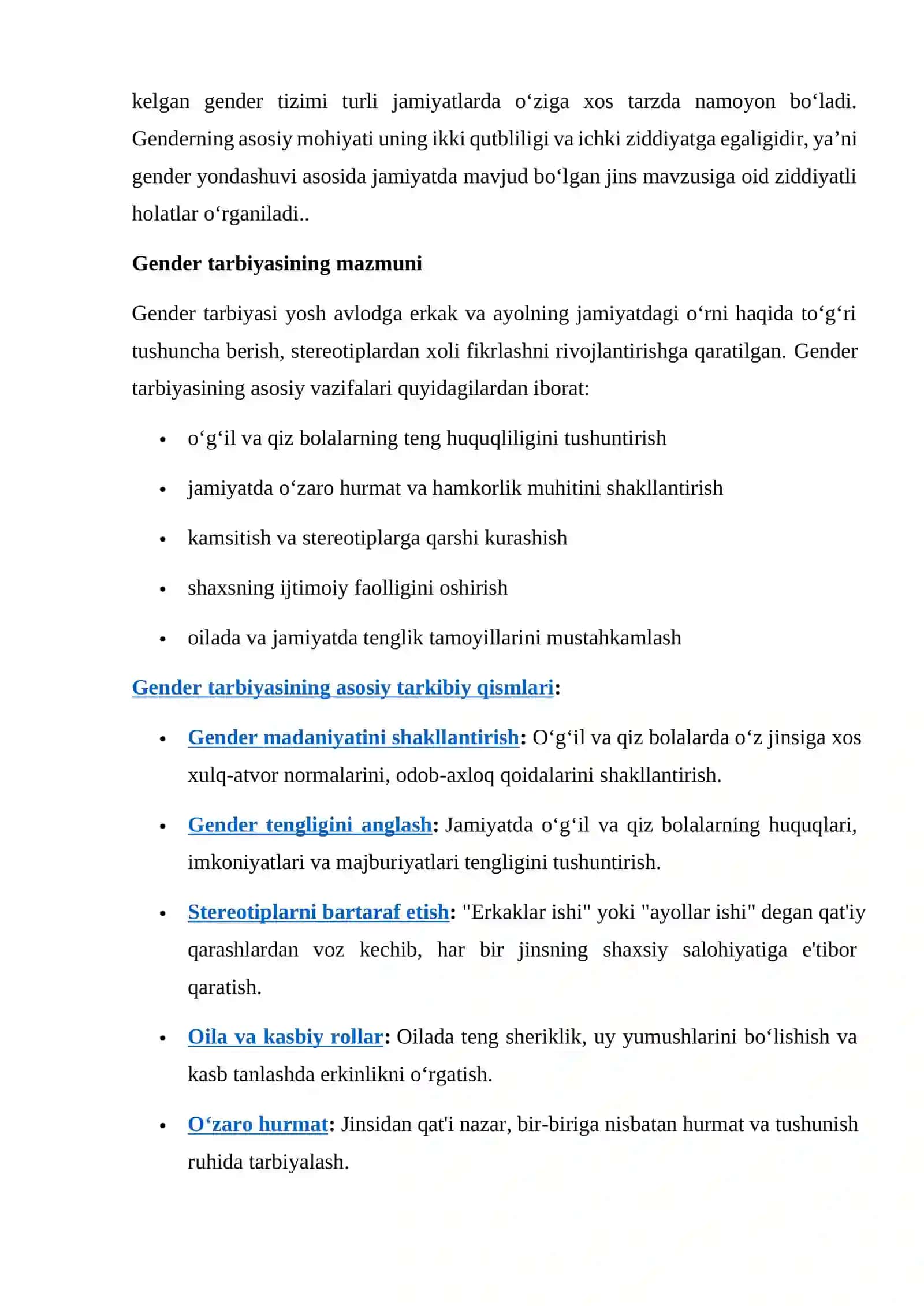 Gender tarbiyasi tenglik va barqarorlik omili sifatida 4