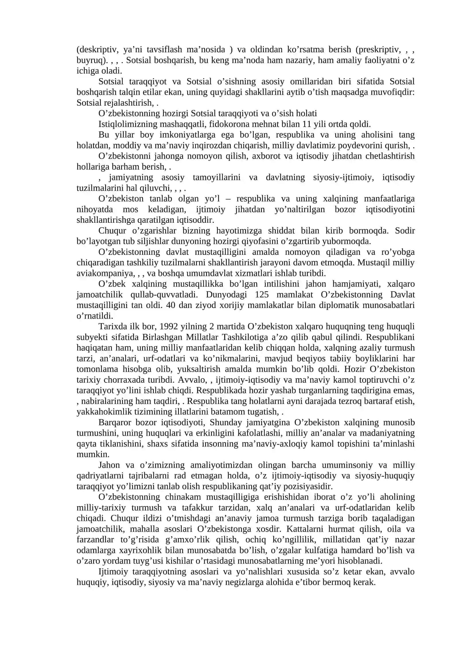 IJTIMOIY TARAQQIYOT SOTSIOLOGIYASI 4