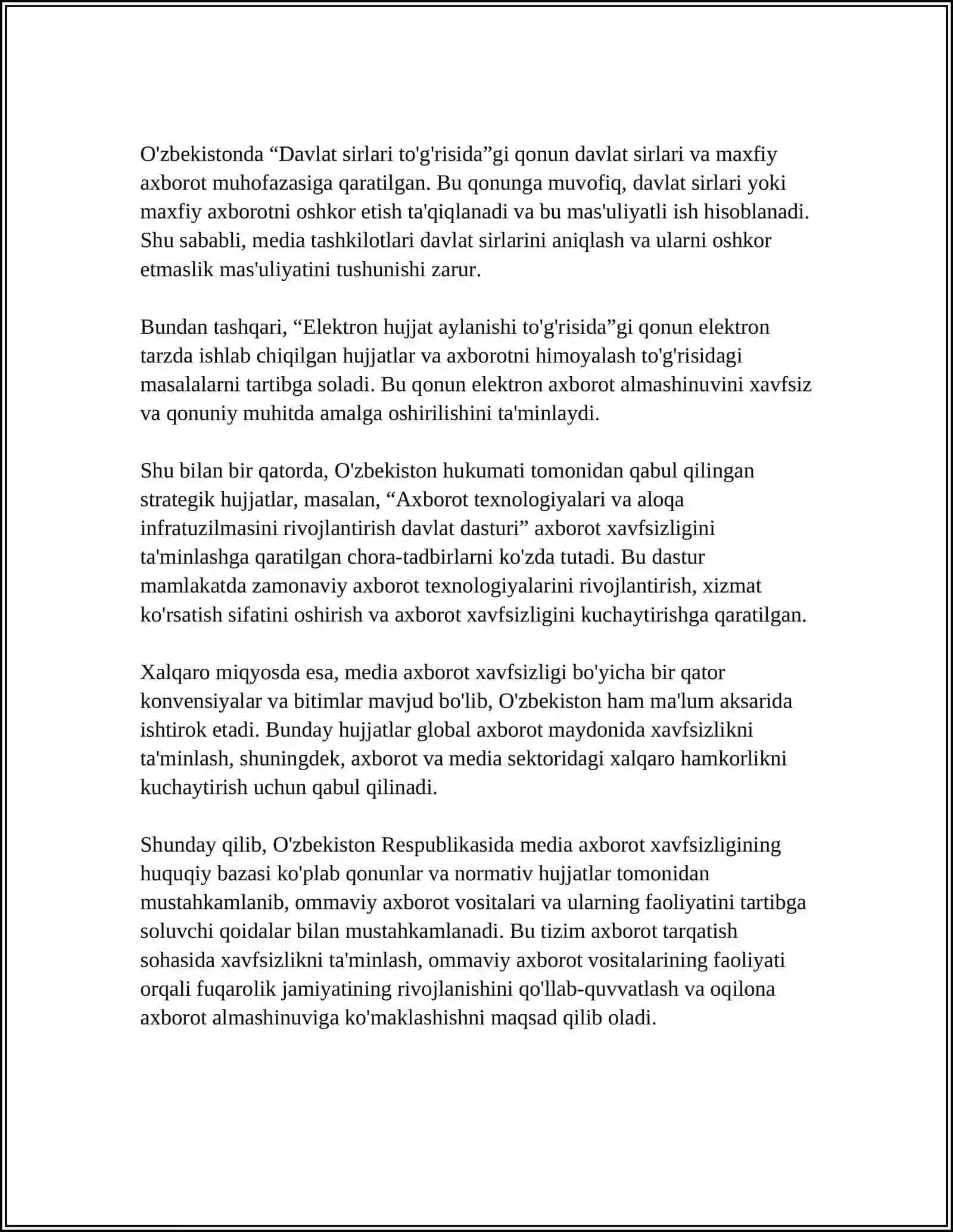 MEDIA MAKONDA AXBOROT XAVFSIZLIGI 4