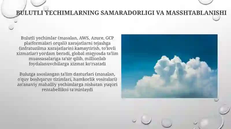 Bulut Texnologiyalari Asoslari va Ta'lim Ahamiyati 4
