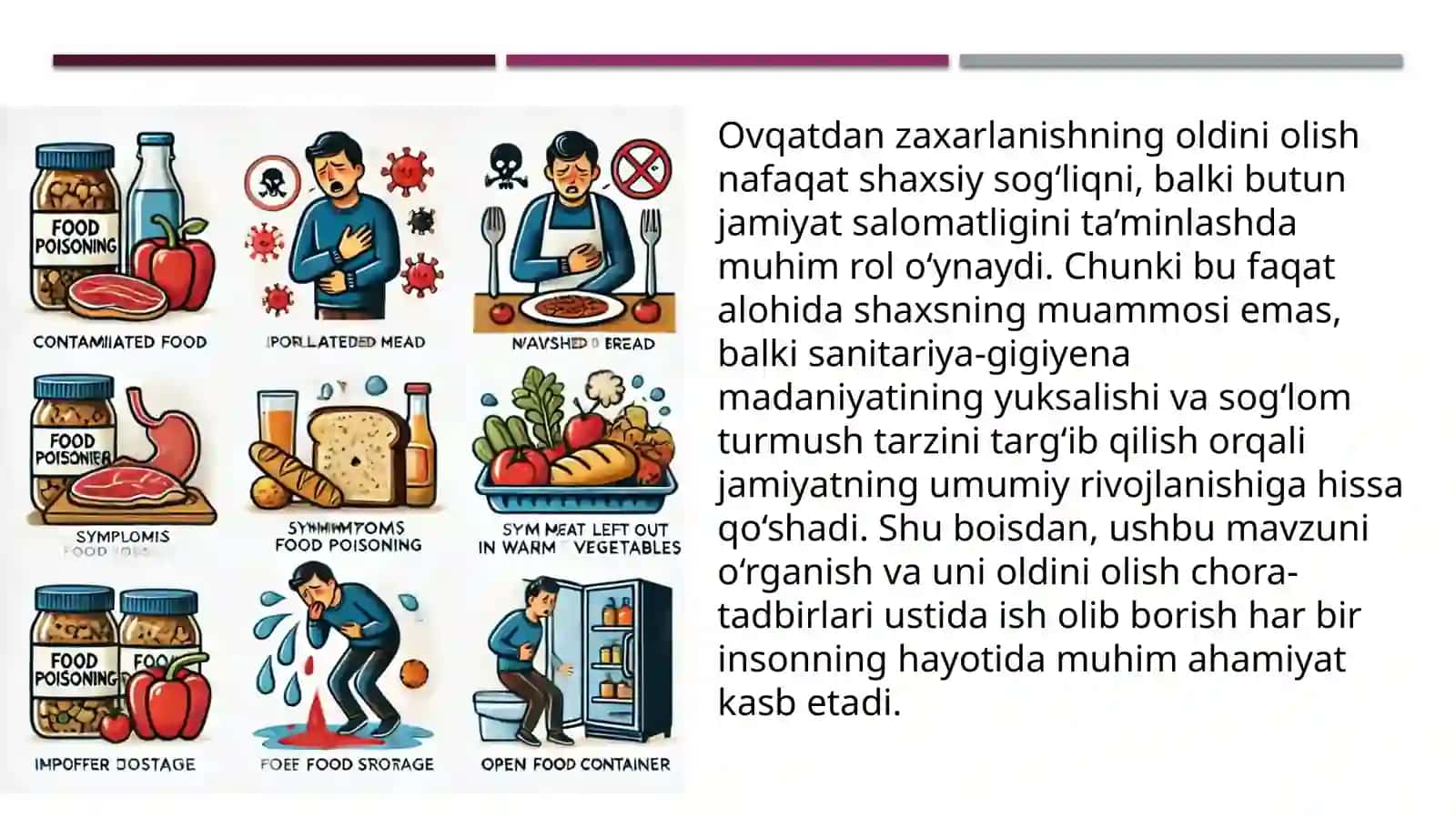 Ovqatdan Zaxarlanish Turlari 4
