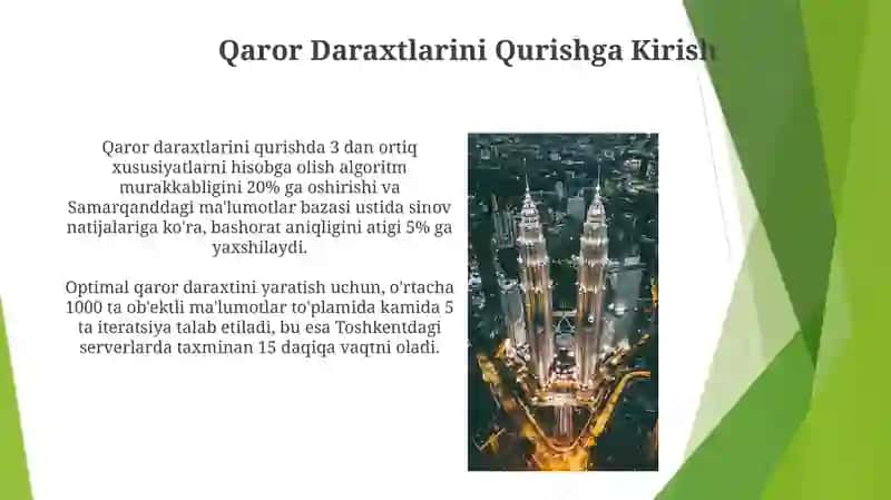 Qaror Daraxtlarini Qurish Algoritmlari 4