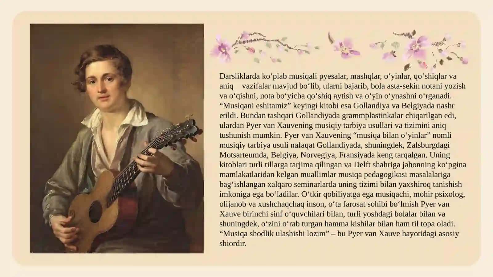 Gollandiya Musiqa Ta’lim 4