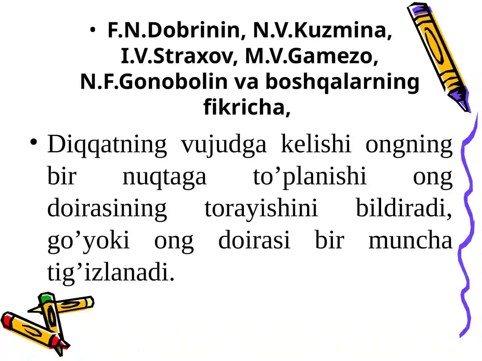Diqqat turlari 4