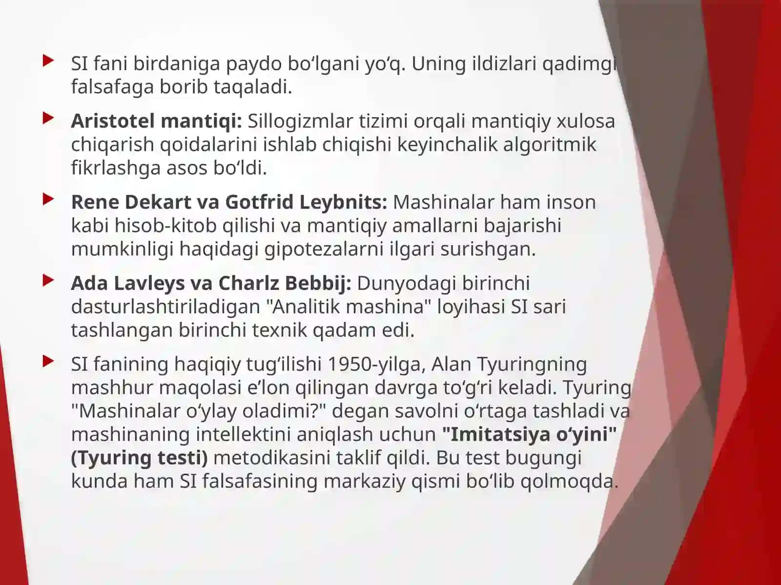 Suniy intellektning rivojlanish bosqichlari va istiqbollari 4