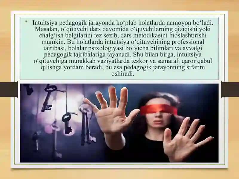 Intuitsiya va pedagogik tafakkur 4
