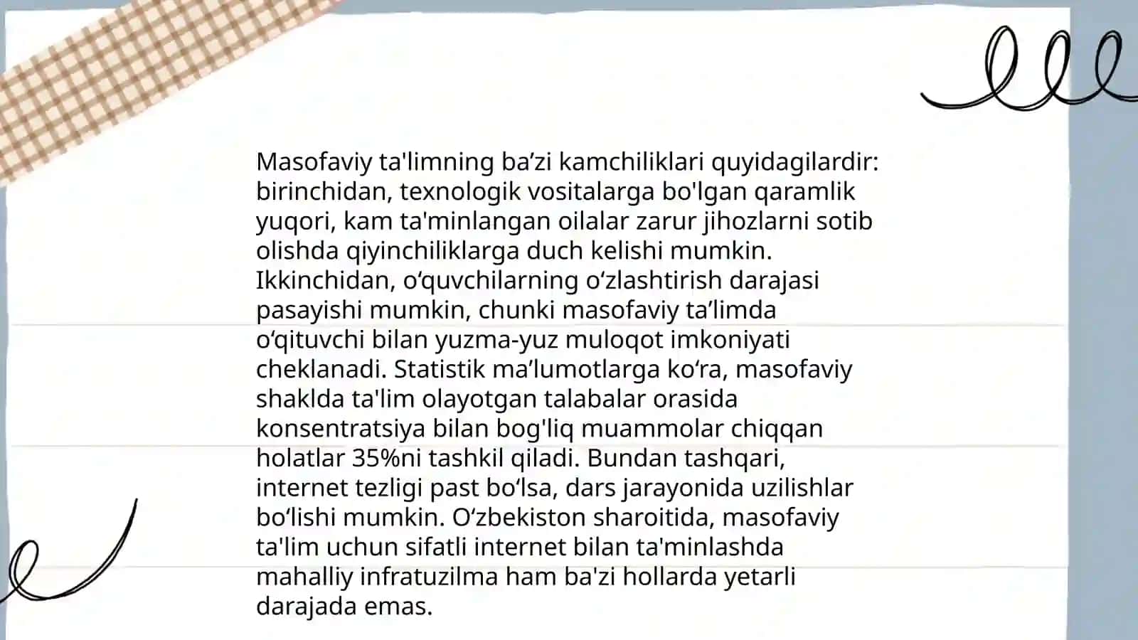 Masofaviy ta'lim platformalari va ulardan foydalanish 4
