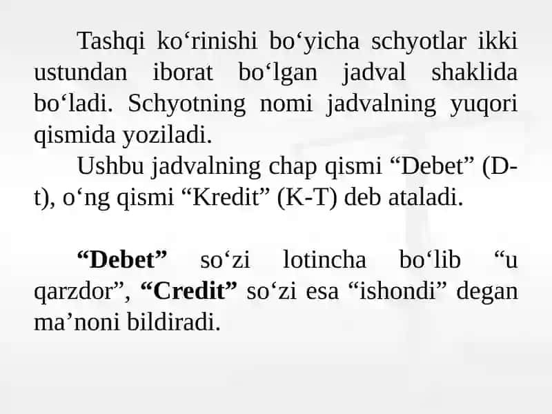 Xo'jalik operatsiyalari ikkiyoqlama yozuv 4