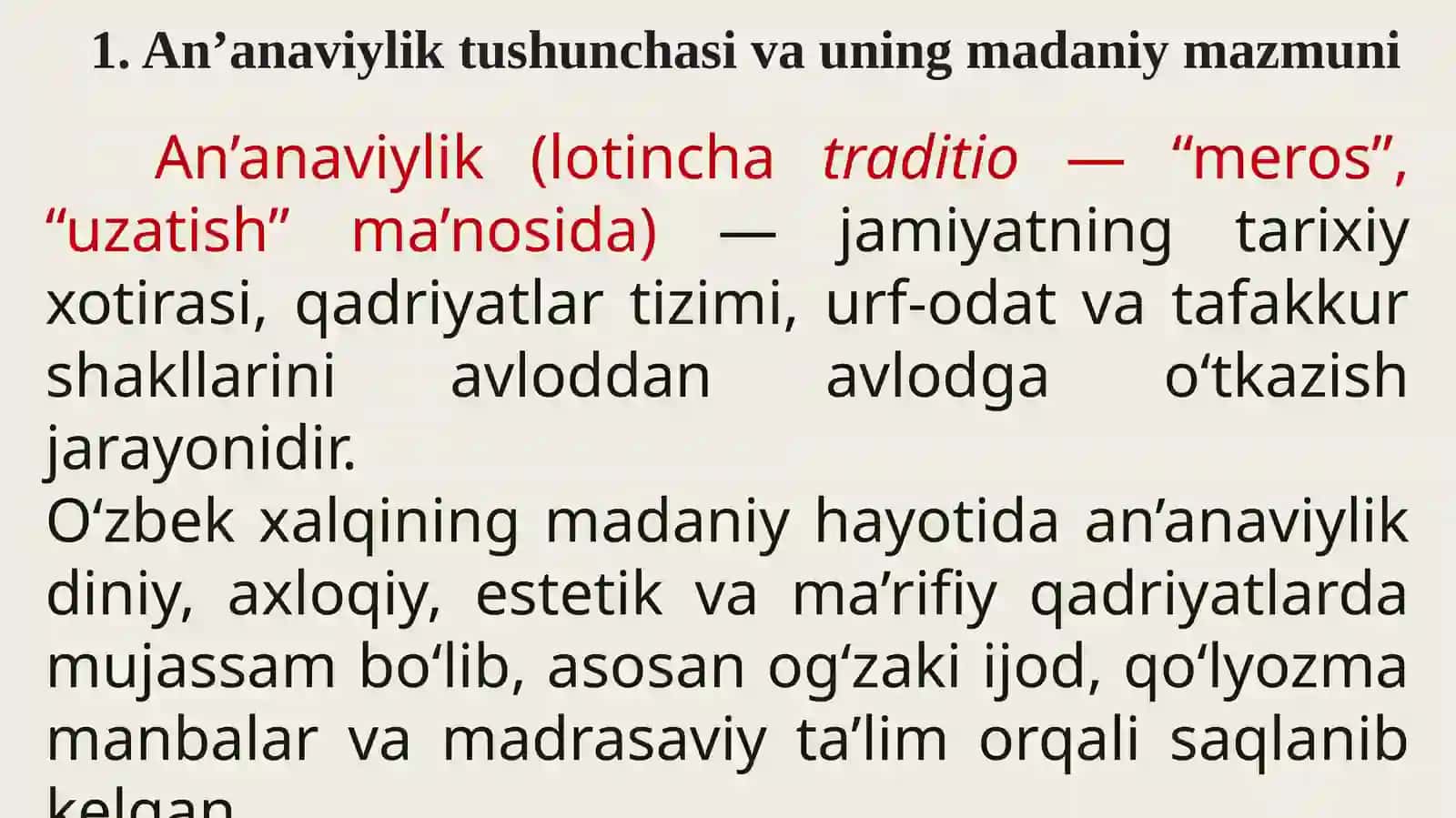 ZAMONAVIYLIK: AN’ANAVIYLIK VA ILK BOSMA NASHRLAR 4
