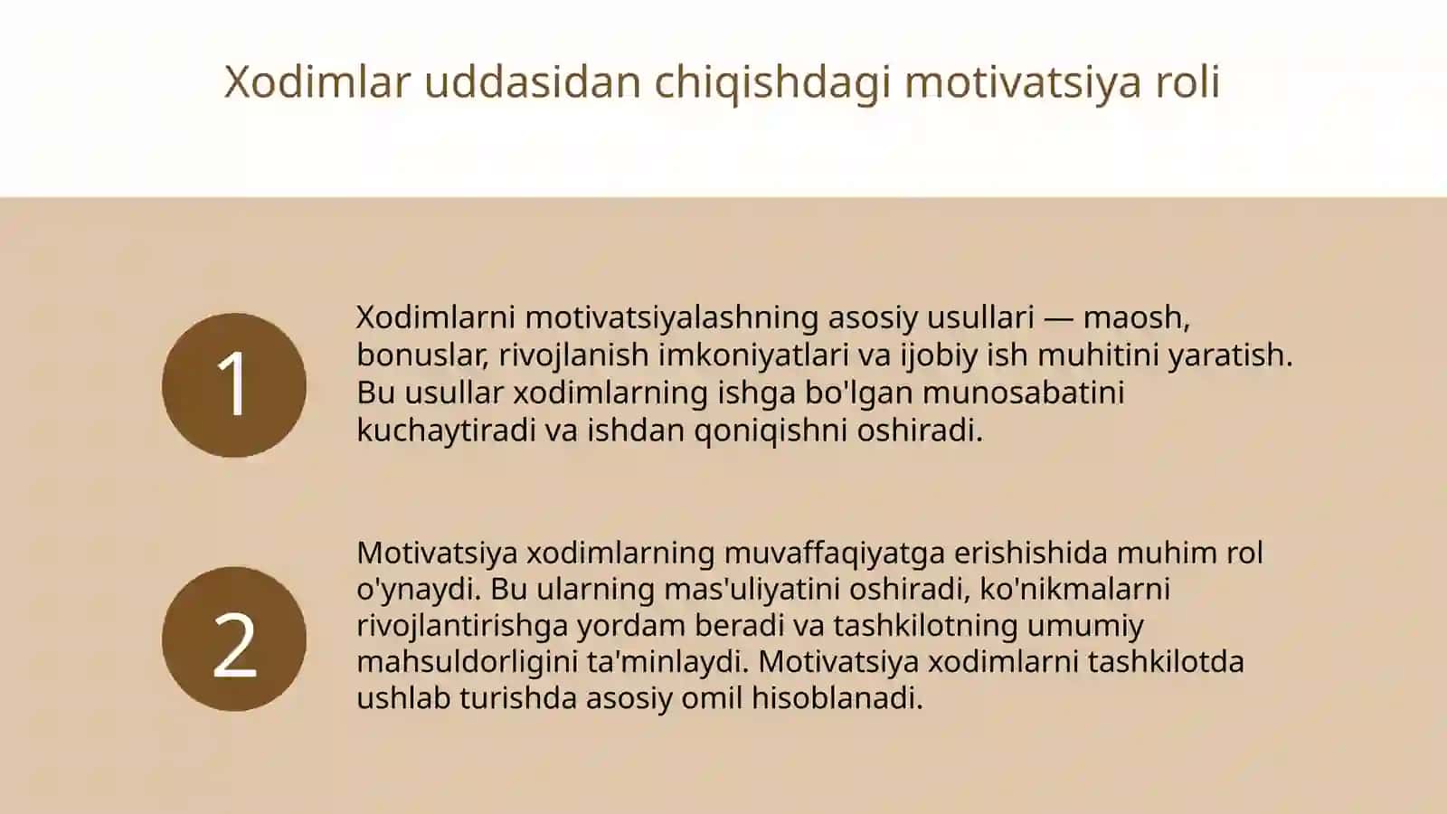 Xodimlarni motivatsiyalash 4