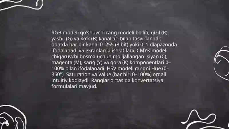 Grafik maʼlumotlarni kodlash 4