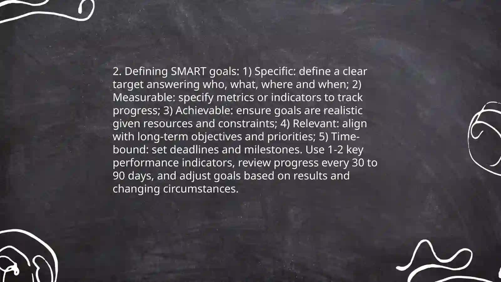 Future plans and goals 4