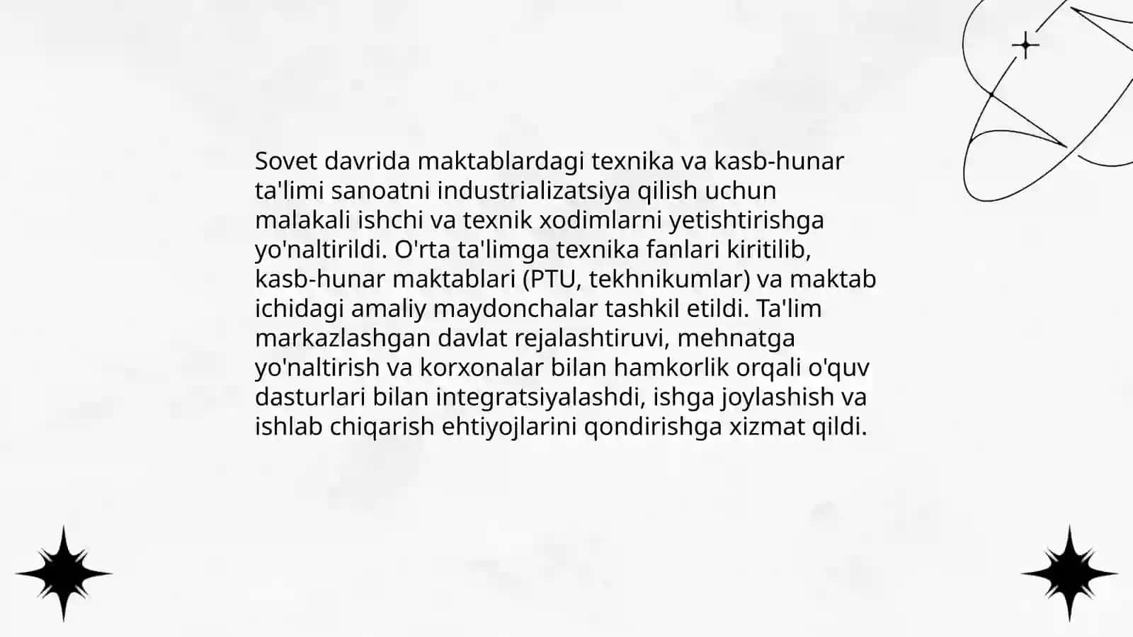 O'rta Osiyoda texnologik ta'limning tarixiy rivojlanishi 4