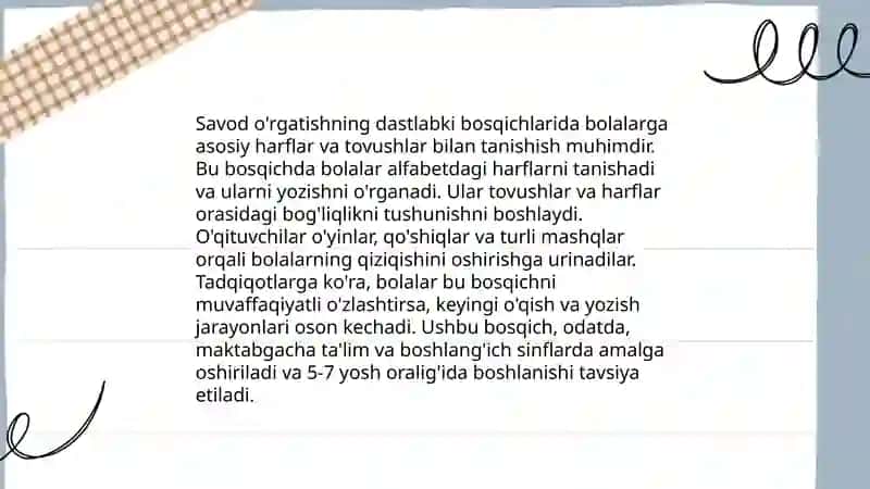 Eski Maktablarda Savod O'rgatish Metodlari 4