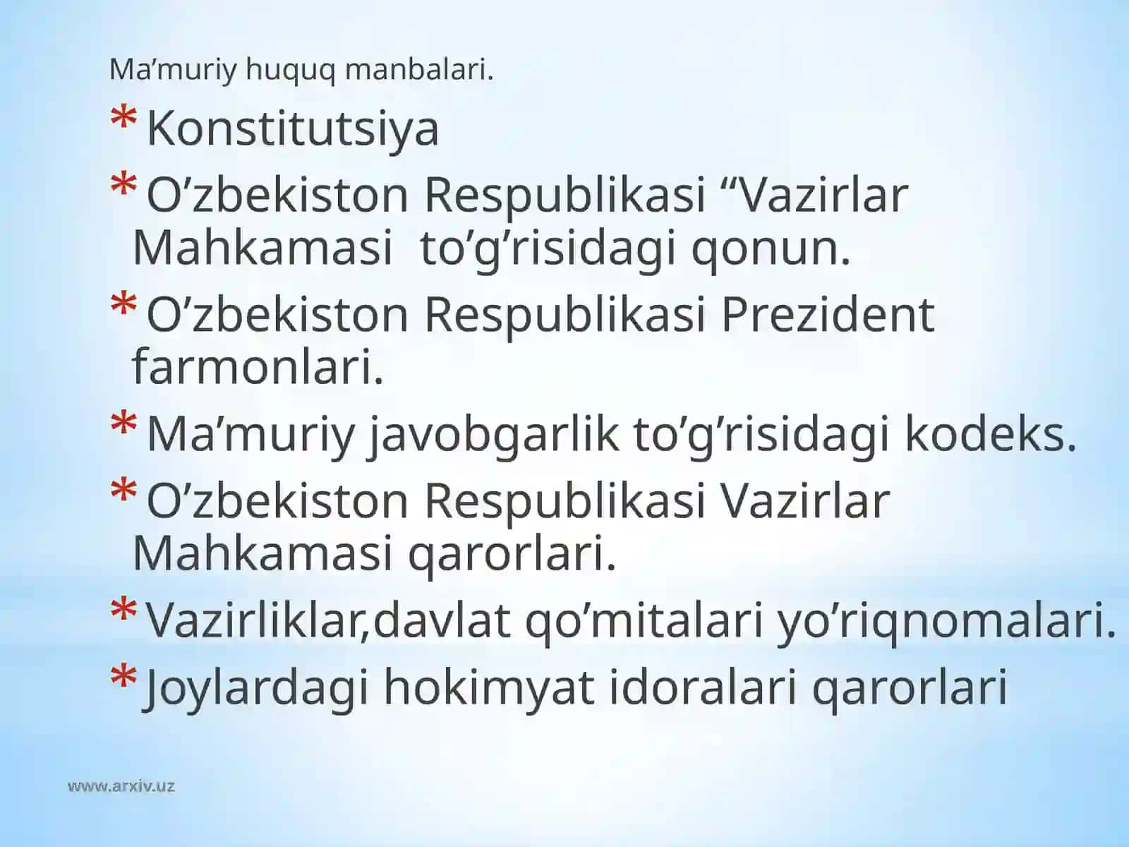 Ma’muriy huquq 4