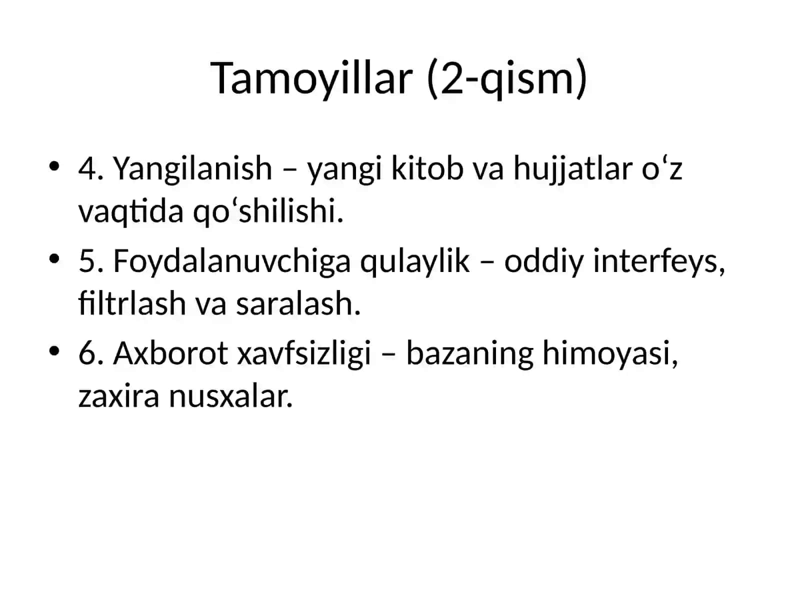 Elektron katalog yaratish tamoyillari 4