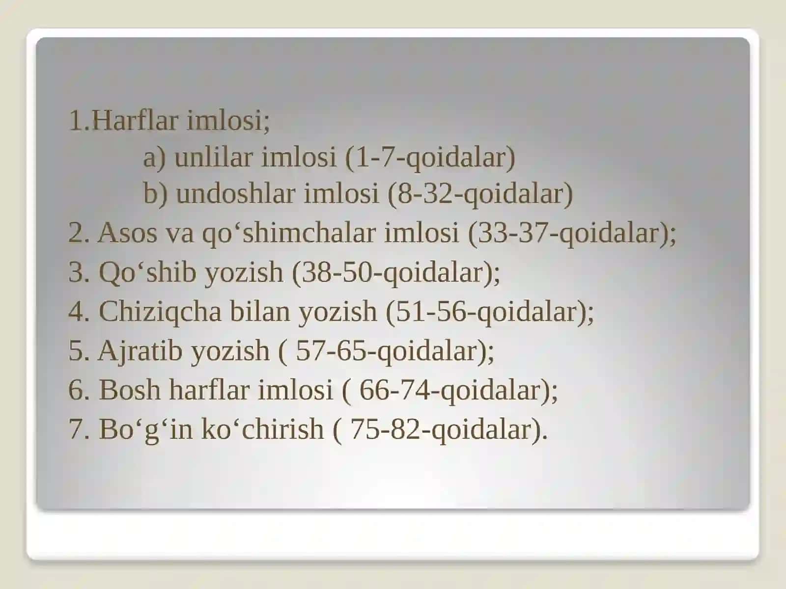 o'zbek tilining asosiy imlo qoidalari 4