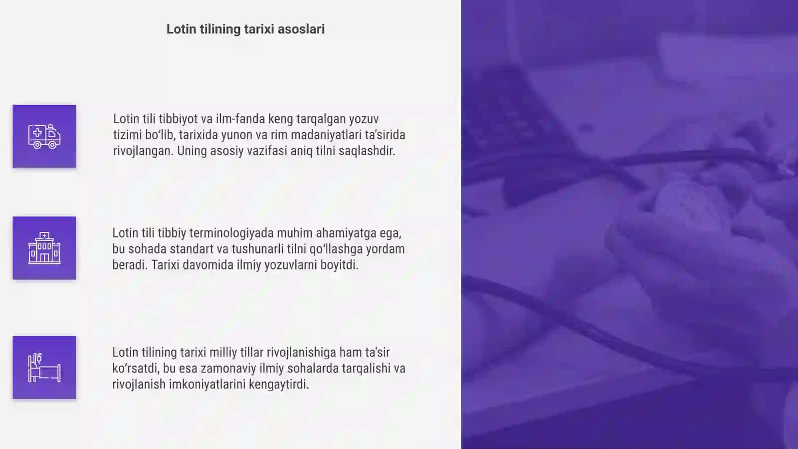 Lotin tili va tibbiy terminologiyaga kirish 4