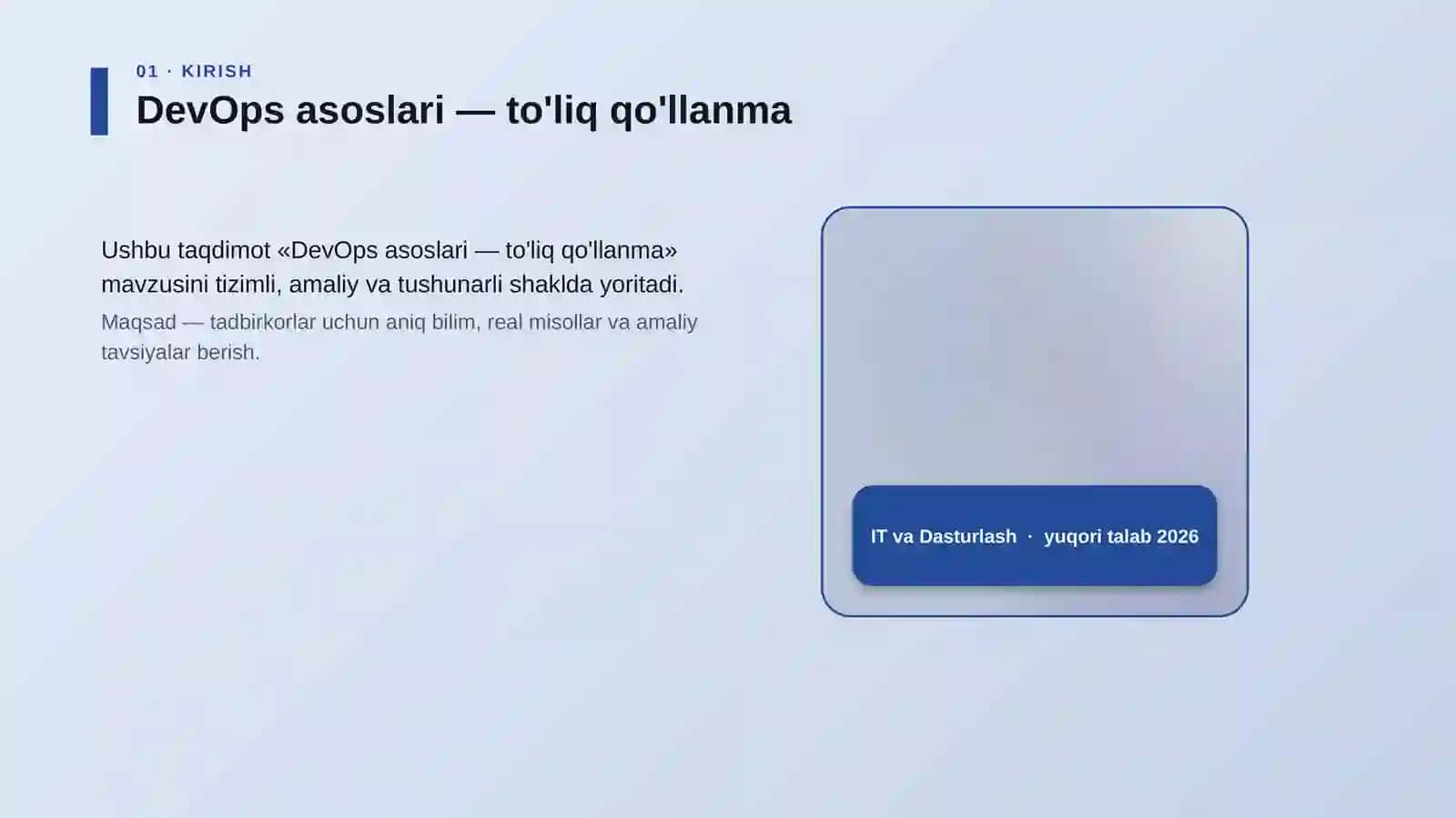 DevOps asoslari — to'liq qo'llanma 4