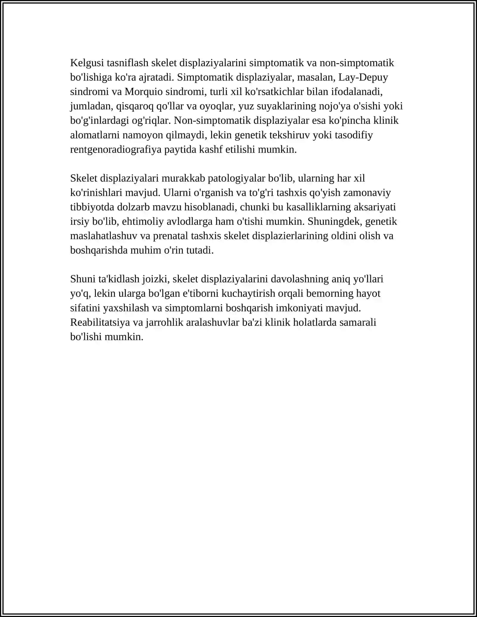 SKELETNING RIVOJLANISH ANOMALIYALARI 4