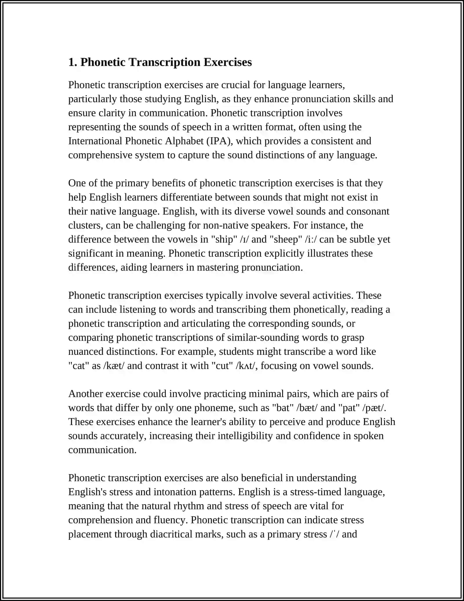 WAYS OF TEACHING PRONUNCIATION AT SCHOOL 4