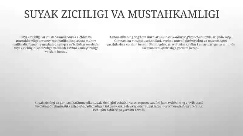 Gimnastikaning SogʻLomlashtiruvchi Kuchlari 4
