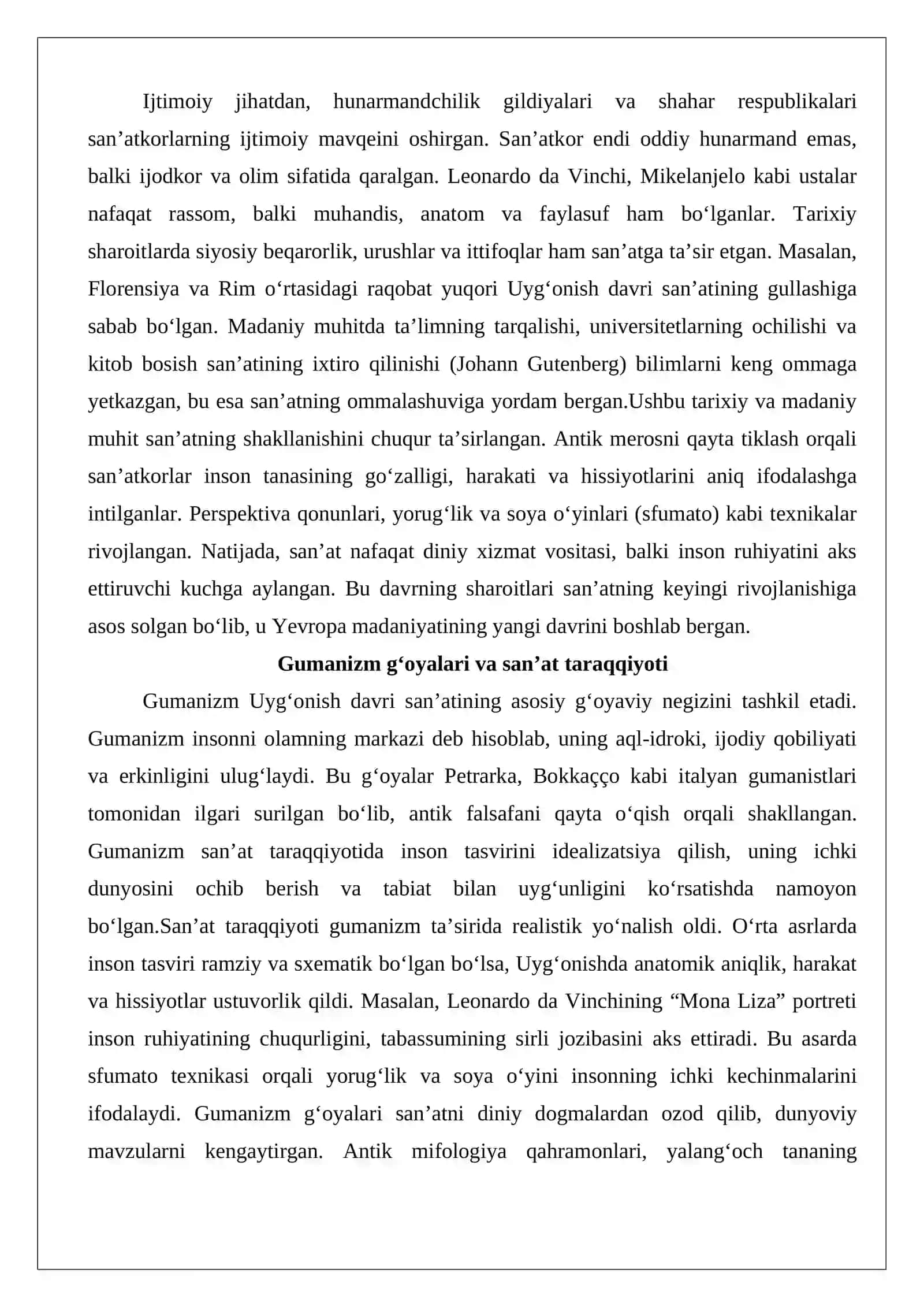 Uyg‘onish davri san’ati muzeyshunosligi 4