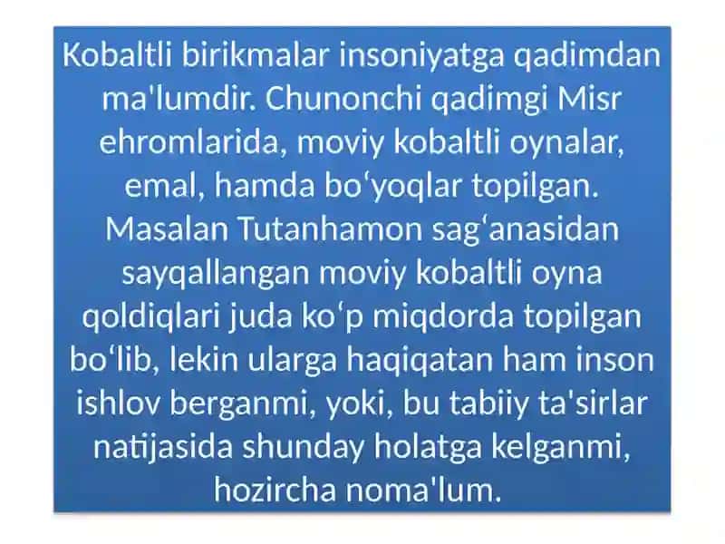 IX Guruh Elementini Olinishi 4