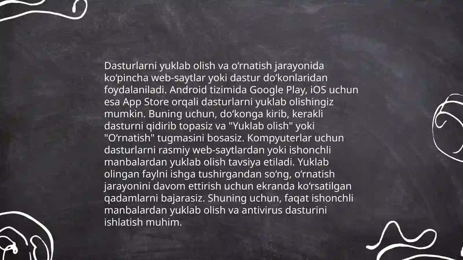 Internet tizimida Sohada oid dastur va ilovalar bilan ishlash yóllari 4