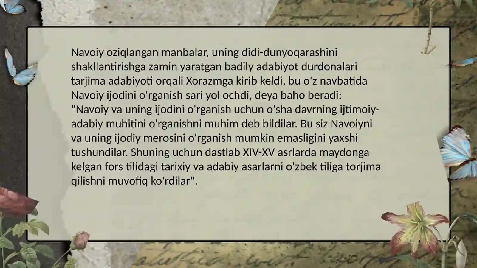 Ogohiy ijodida Navoiyan'analari 4
