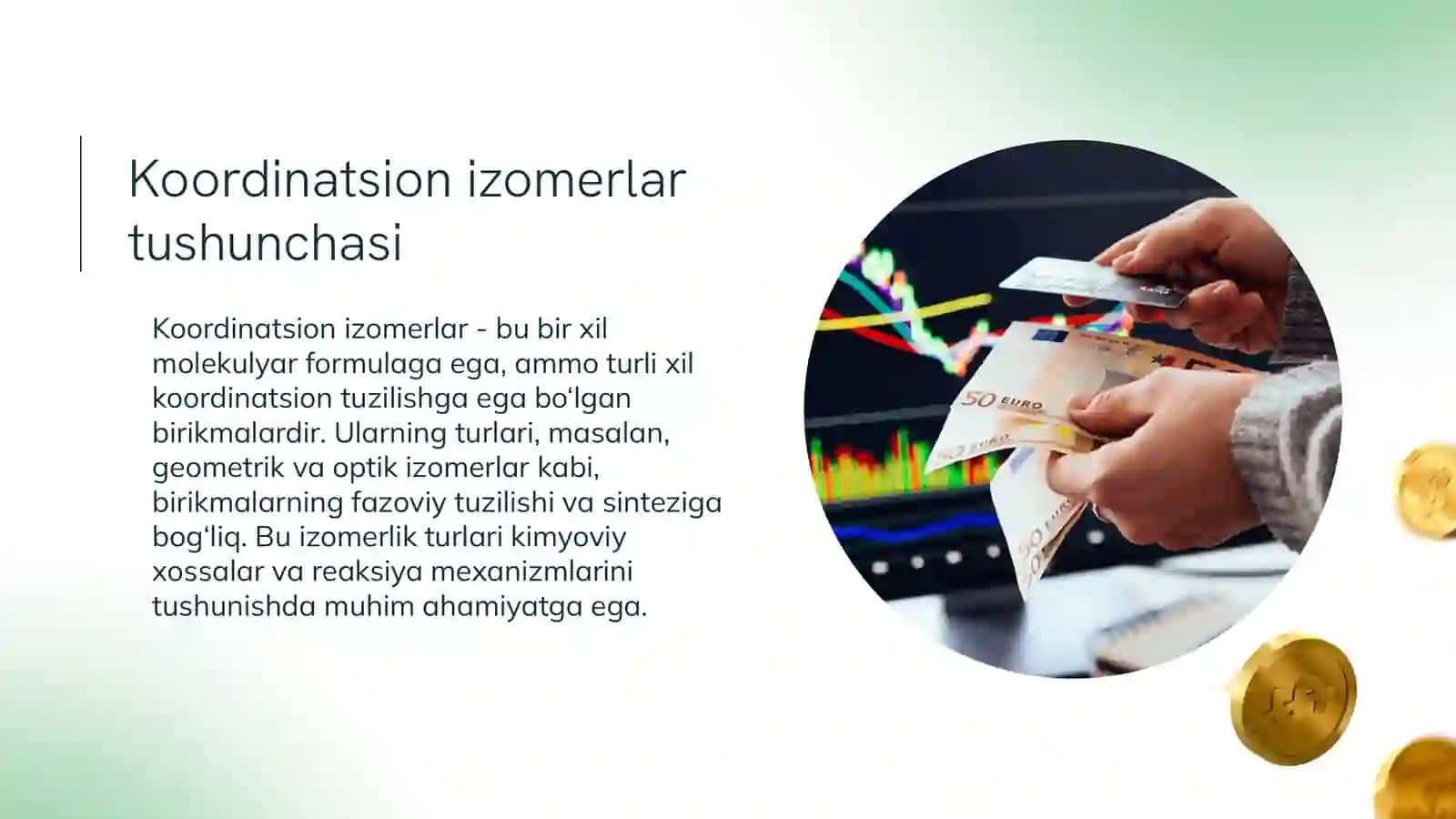 Koordinatsion birikmalarda izomeriya turlari 4