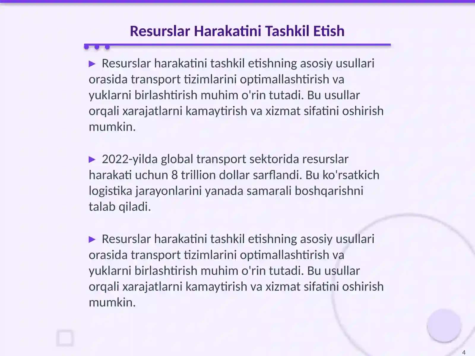 Makrologistika va Uning Umumiy Tushunchalari 4
