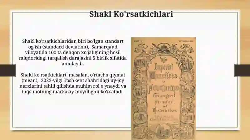 Tasviriy statistika ko'rsatkichlari 4