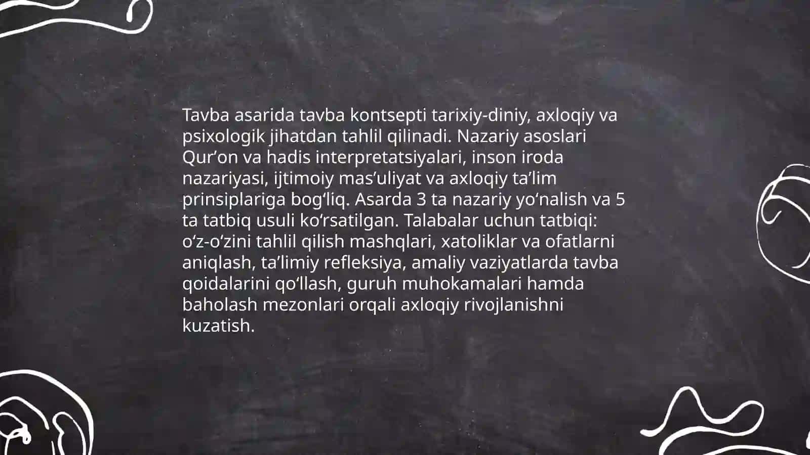Gʻazzoliyning "Tavba" asari 4