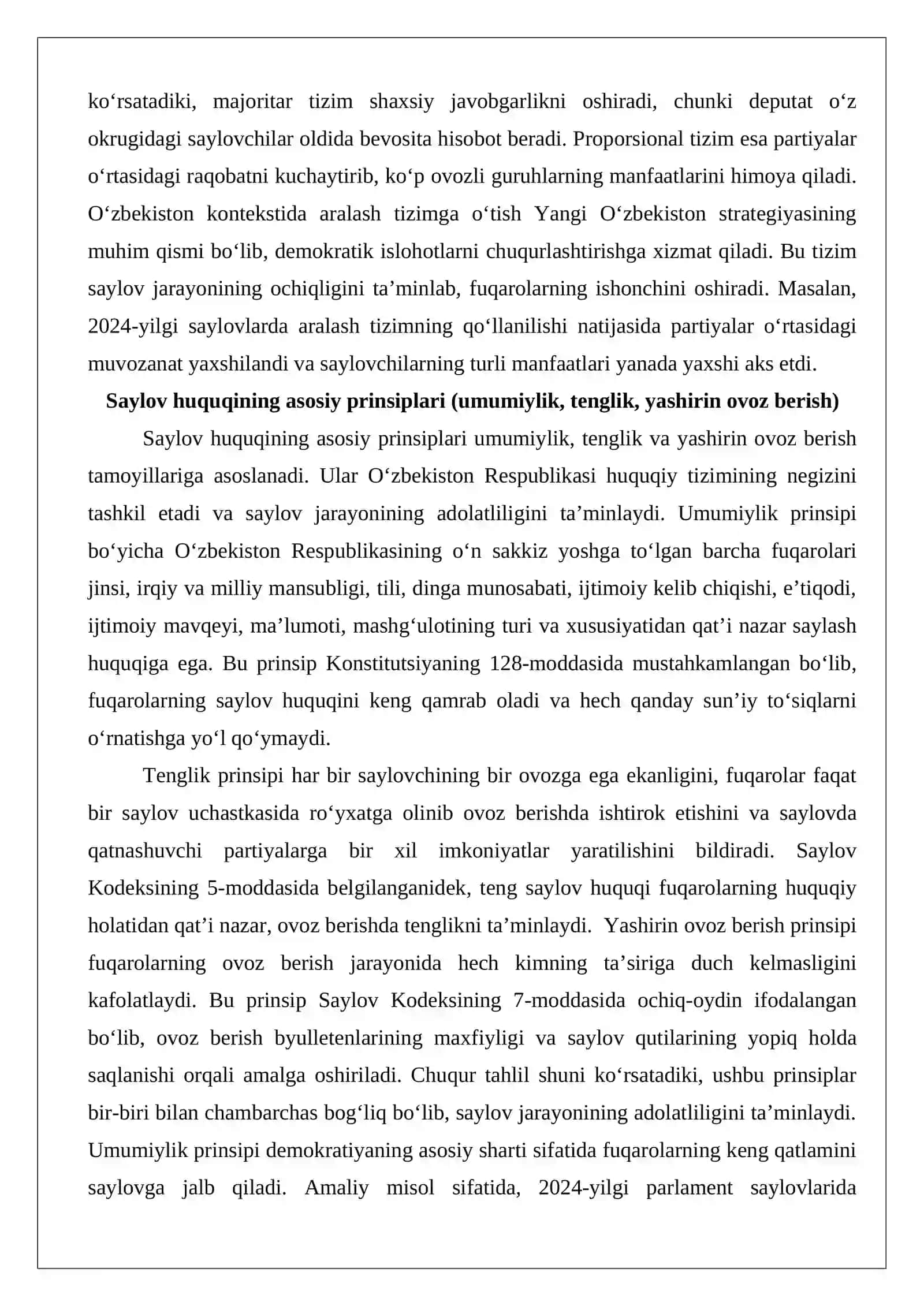 O‘zbekiston Respublikasida saylov tizimi 4