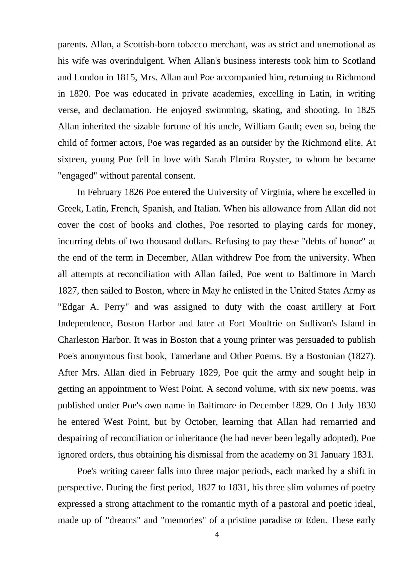 Main Features of Fiction of Edgar Allan Poe 4