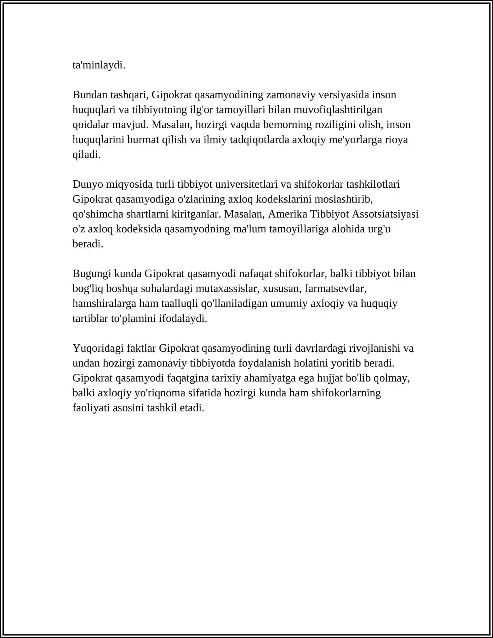 GIPPOKRAT QASAMYODI 4