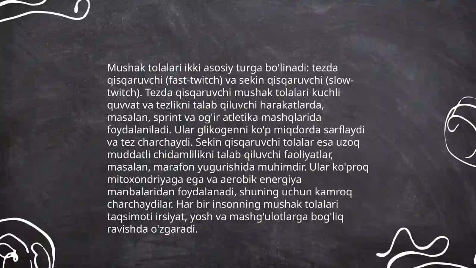 Mushaklar fiziologyasi 4